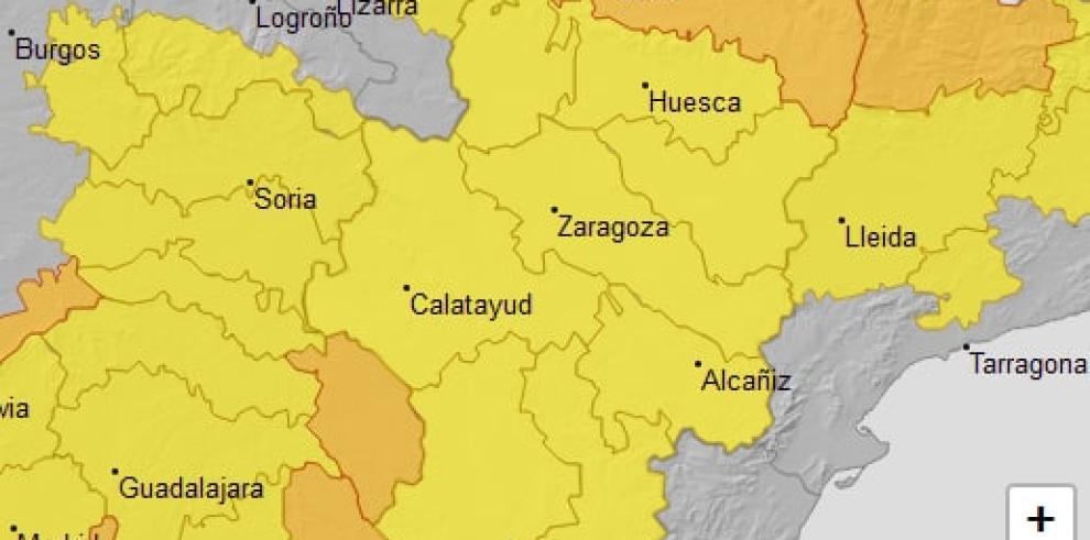 Aviso naranja por temperaturas mínimas en el Pirineo oscense y amarillo en diferentes puntos de Aragón