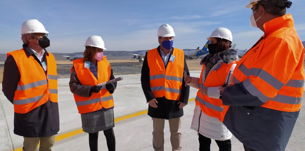 Soro asegura que las inversiones en el Aeropuerto de Teruel servirán para consolidarlo como plataforma aeroportuaria de referencia mundial