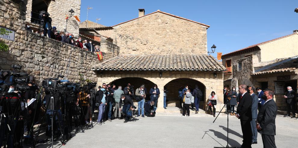 Fuendetodos acoge el acto central del programa conmemorativo del 275 aniversario del nacimiento de Goya con la más alta representación institucional