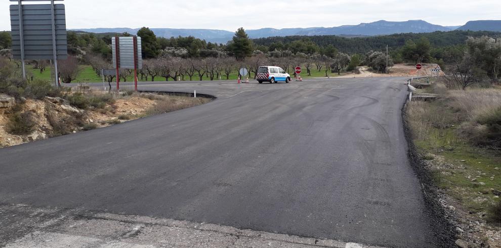 Mejorado el acceso sur de La Fresneda