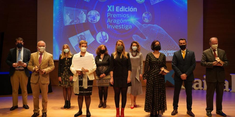 Los investigadores Susana Onega e Isidro Cortés y el INMA, premios Aragón Investiga a la Excelencia, Jóvenes y Entidades