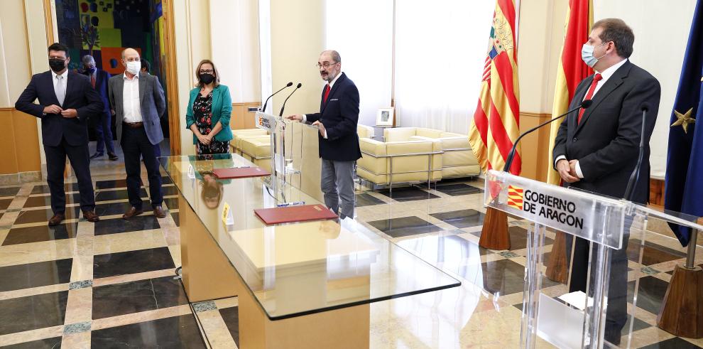 Correos y el Gobierno de Aragón colaboran en el desarrollo de servicios para el medio rural favoreciendo la igualdad de oportunidades