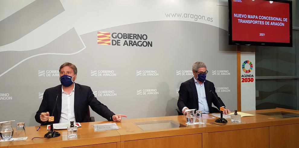 Soro destaca el apoyo al sector del transporte de viajeros con 1,8 millones de euros