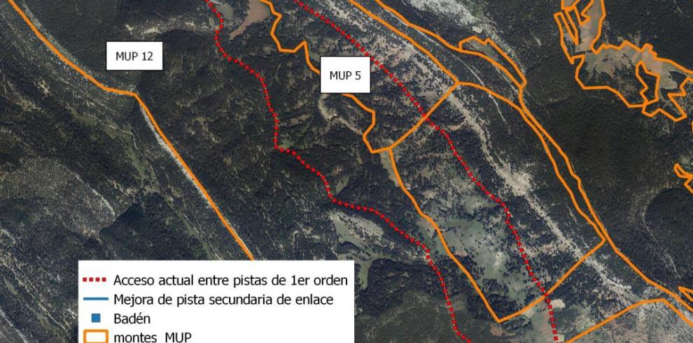 El Gobierno de Aragón invierte casi 48.000 euros en la mejora de las pistas forestales de tres montes de utilidad pública en la Sierra de Albarracín