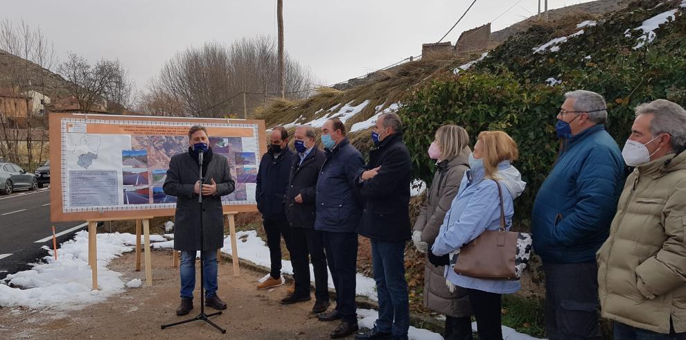 Soro anuncia la mejora de la A-2511 entre Lagueruela – Bea – Fonfría y Allueva