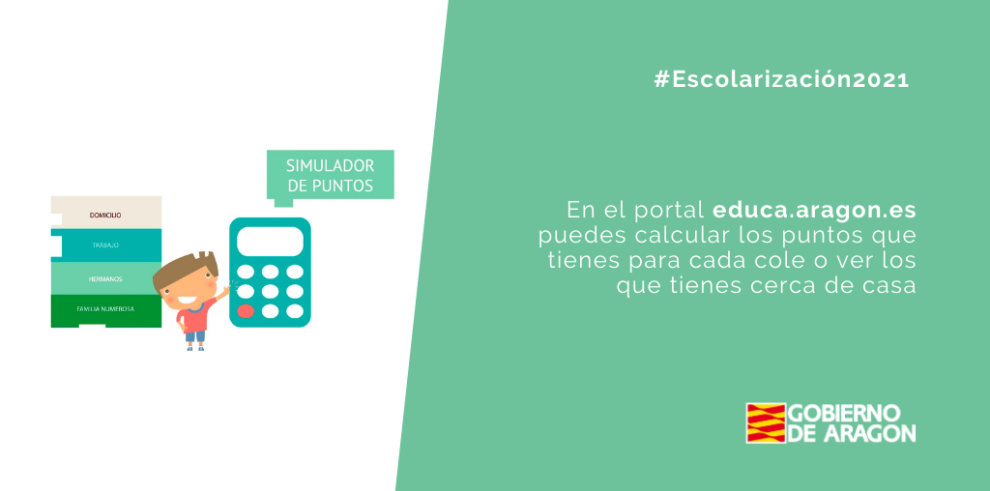 Las familias podrán pedir plaza escolar entre el 20 y el 27 de abril 