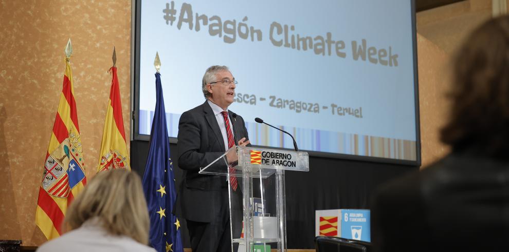 La I #AragónClimateWeek coloca a la Comunidad Autónoma en el epicentro de actuación frente a la emergencia climática 