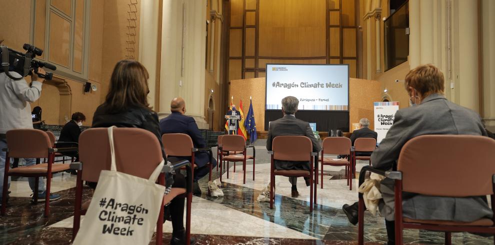 La I #AragónClimateWeek coloca a la Comunidad Autónoma en el epicentro de actuación frente a la emergencia climática 