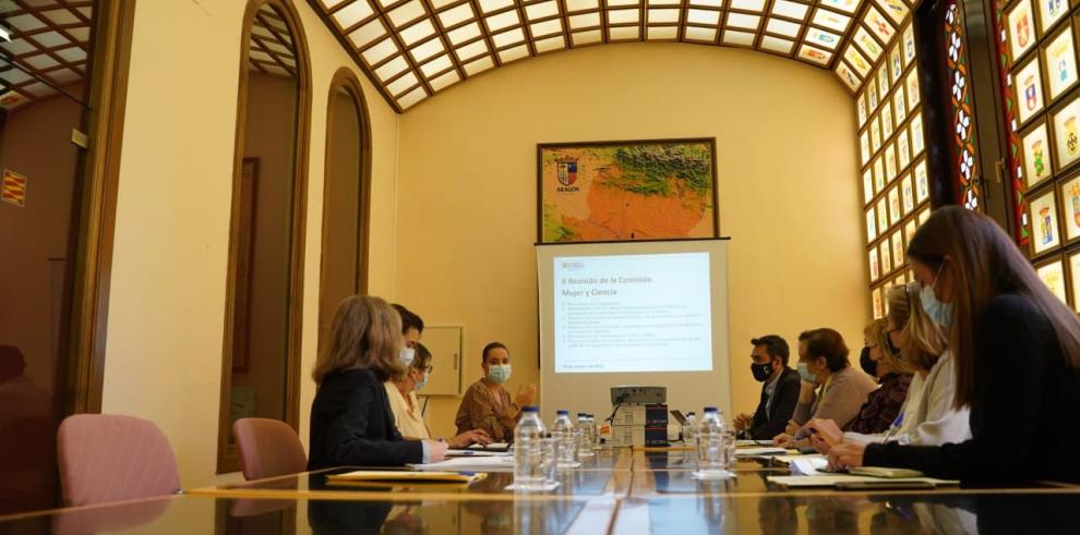 La Comisión Asesora Mujer y Ciencia plantea acciones positivas para reducir la brecha de género en el sistema aragonés de I+D+i