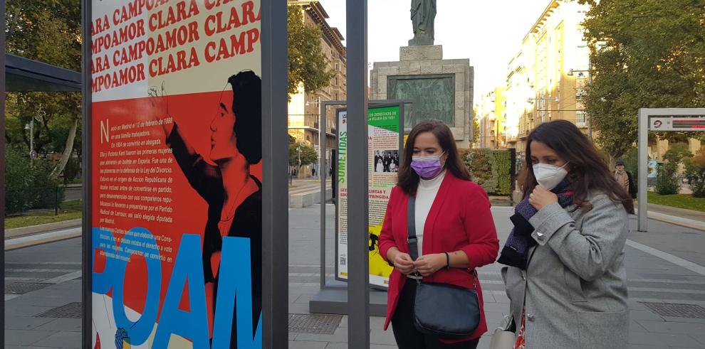 Una exposición recuerda en Zaragoza la consecución del voto femenino en el 90 aniversario de su aprobación