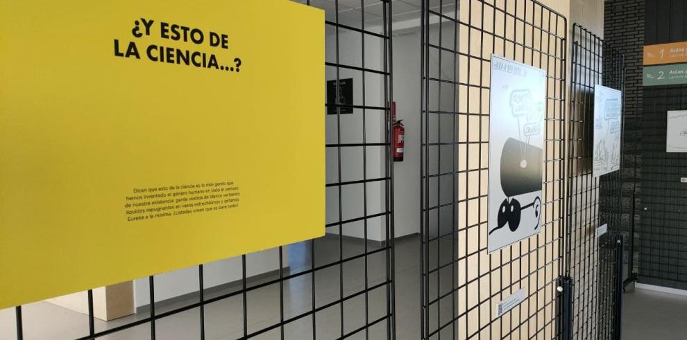 Los centros del Campus Aula Dei acogen la exposición ‘La ciencia según Forges’