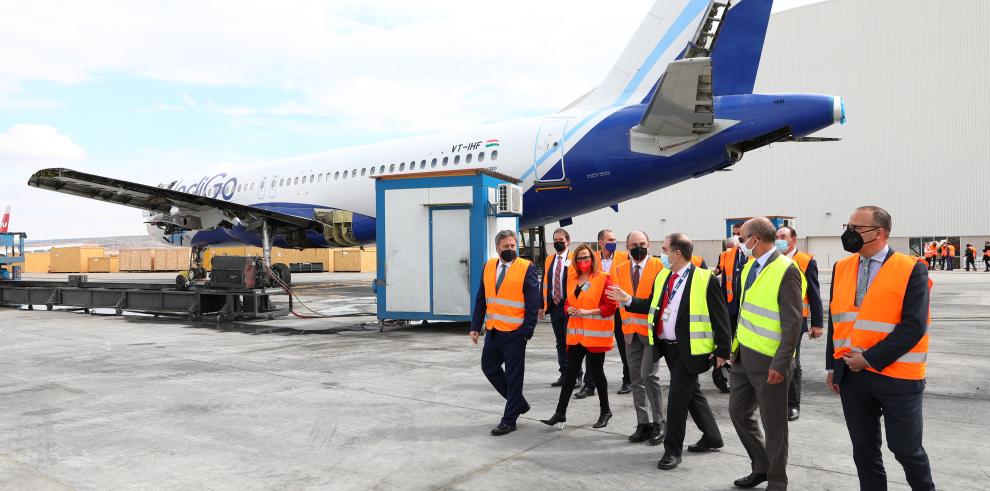 Javier Lambán: “El aeropuerto de Teruel ha ido cobrando vida y es ya una espléndida realidad”