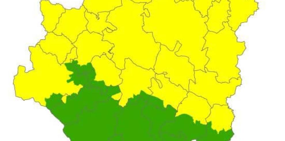 Alerta naranja de peligro de incendios forestales en Somontano Occidental