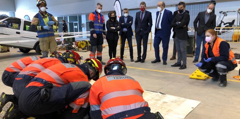 La Academia Aragonesa de Bomberos imparte este año más de 700 de formación para el curso de nuevo ingreso