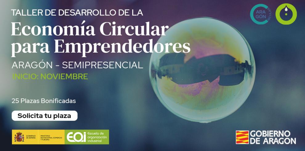 Economía y EOI acercan la economía circular a los emprendedores con talleres en las tres provincias