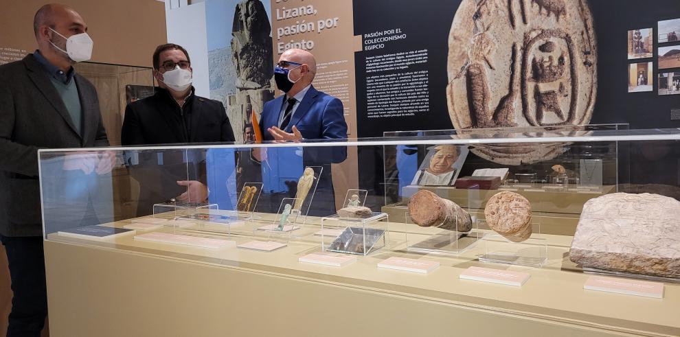 El Museo de Huesca desata su ‘Pasión por Egipto’ con una muestra dedicada al especialista Joaquín Lizana