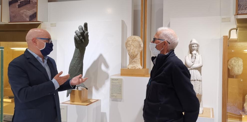 El Museo de Huesca incorpora una nueva escultura de época romana