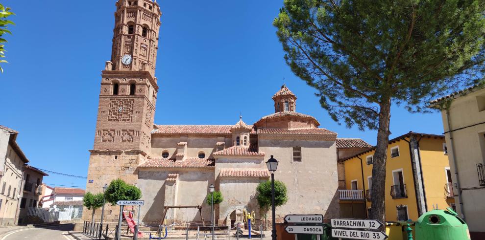 Comienzan las obras de la segunda fase en la iglesia de Navarrete del Río 