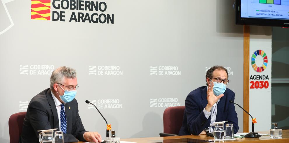 La producción final agraria se ha incrementado un 19% en los últimos cinco años, hasta situarse en los 4.581 millones de euros