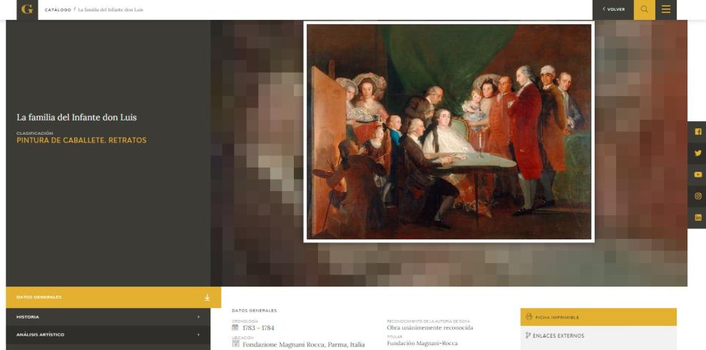 La Fundación Goya recorre el recorrido vital y artístico del pintor en su nuevo espacio virtual