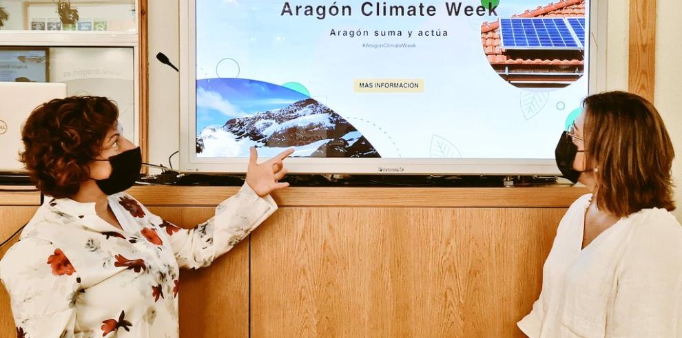 El Gobierno de Aragón celebrará en octubre la #AragonClimateWeek para involucrar y movilizar a toda la sociedad aragonesa ante el cambio climático