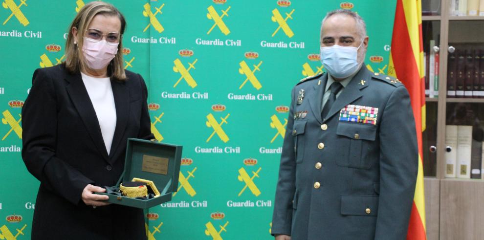 El 061 recibe el Premio Amigo de la Guardia Civil de Aragón 2020