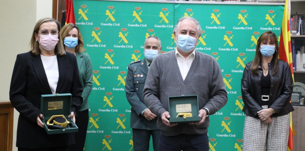 El 061 recibe el Premio Amigo de la Guardia Civil de Aragón 2020