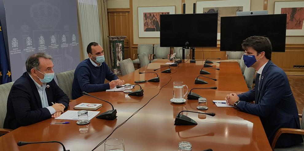 El comisionado de Aragón y el secretario de Estado para la Agenda 2030 comparten formas de trabajar sobre los ODS