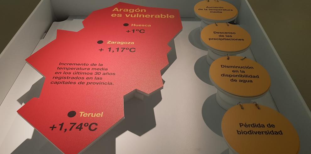 Una exposición sobre cambio climático persigue la implicación efectiva de la ciudadanía