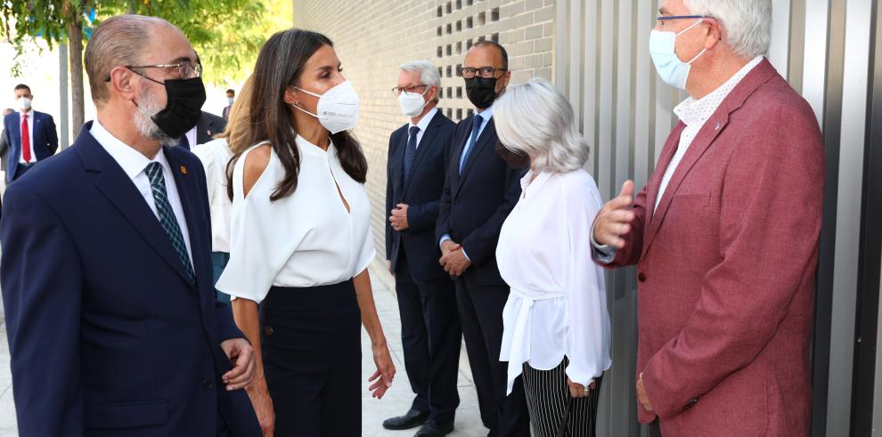 El curso escolar 21/22 ha empezado hoy en Aragón con la presencia de la Reina