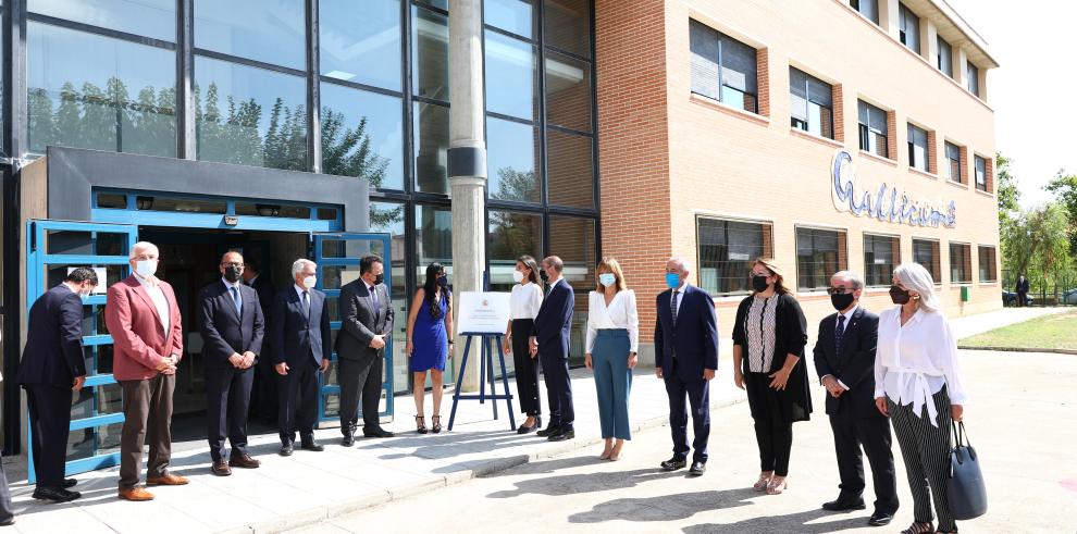 El curso escolar 21/22 ha empezado hoy en Aragón con la presencia de la Reina