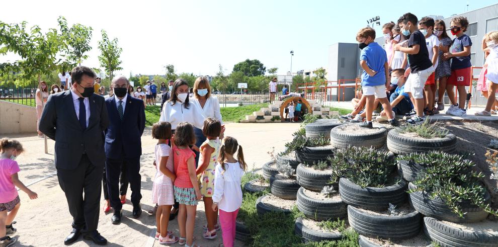 El curso escolar 21/22 ha empezado hoy en Aragón con la presencia de la Reina