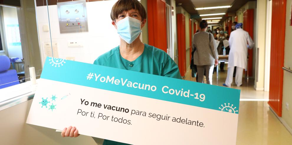 Comienza la vacunación en profesionales sanitarios de Atención Especializada en Aragón