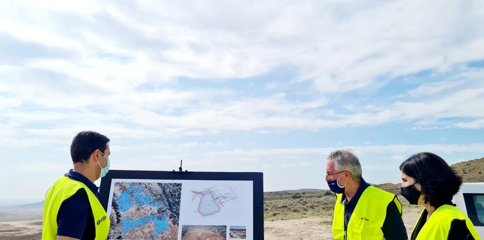 Las obras de la Balsa de La Portellada y San Gregorio II, desatascadas tras ocho años de bloqueo por el Departamento de Agricultura en 2018, avanzan a buen ritmo