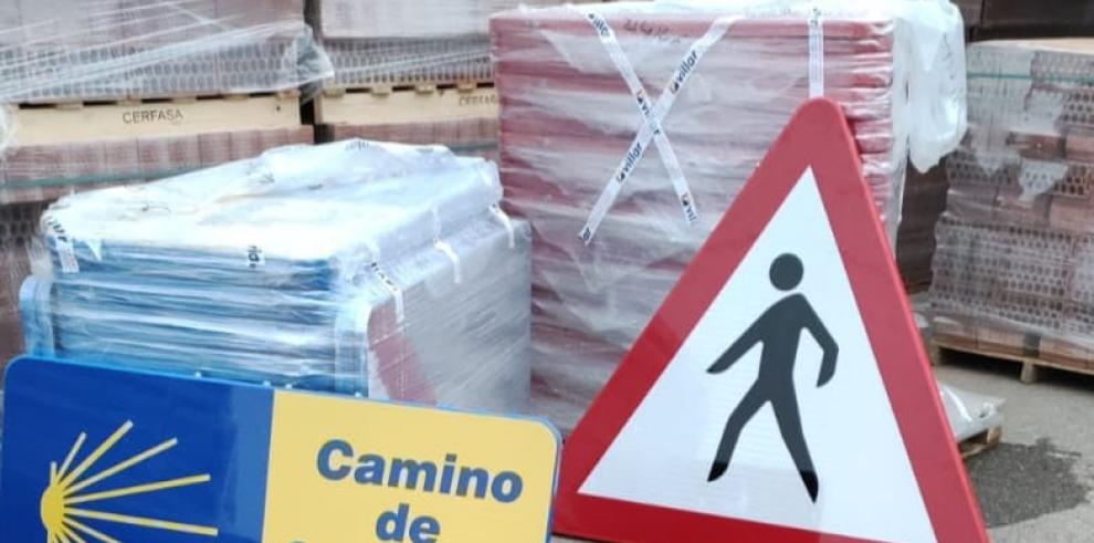 Mejora en la señalización del Camino de Santiago en las carreteras autonómicas