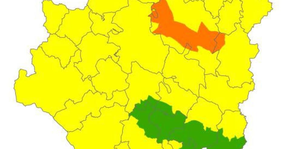 Alerta naranja de peligro de incendios forestales en Montes Universales, Muela de Alcubierre y Rodeno