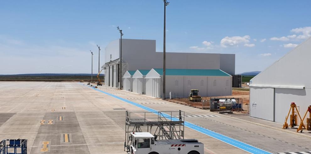 Dos de las tres nuevas naves del Aeropuerto de Teruel serán gestionadas por Tarmac