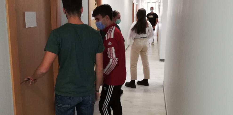 Las residencias juveniles del Gobierno de Aragón inician el curso al cien por cien de ocupación y manteniendo las habitaciones individuales por la pandemia