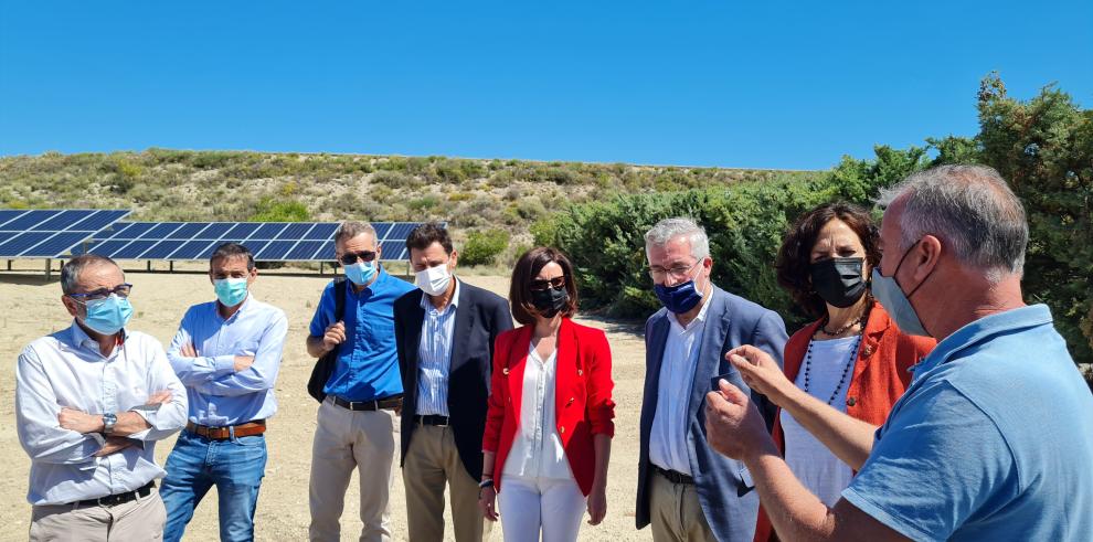 Olona defiende en las Cinco Villas la modernización del regadío a través de la apuesta por proyectos con sistemas de energías renovables que permitan reducir los costes y adaptarse a la agricultura del S.XXI