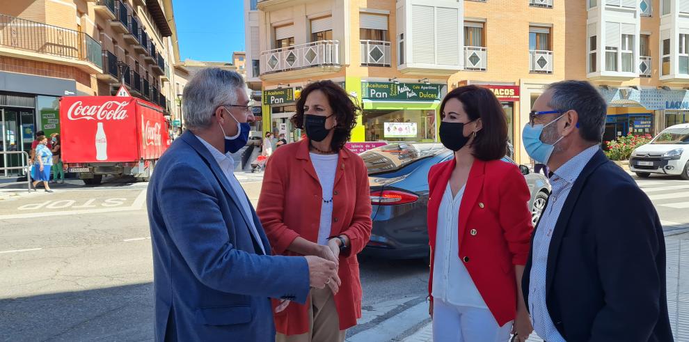 Olona defiende en las Cinco Villas la modernización del regadío a través de la apuesta por proyectos con sistemas de energías renovables que permitan reducir los costes y adaptarse a la agricultura del S.XXI