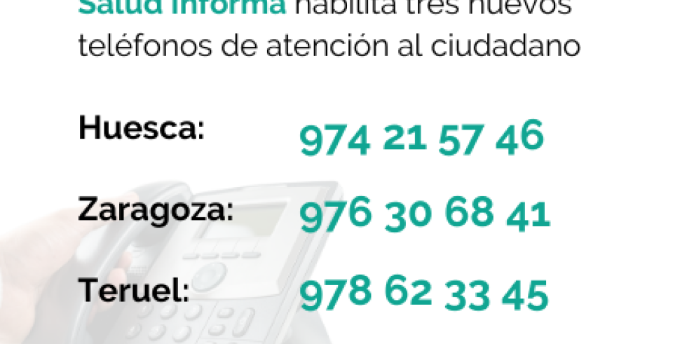 Salud Informa habilita tres nuevos teléfonos de atención al ciudadano