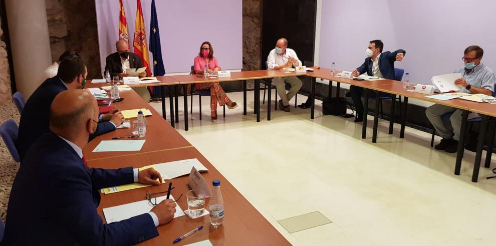 La colaboración entre el Gobierno de Aragón y los agentes sociales de Teruel con el FITE se consolida con una comisión de trabajo permanente