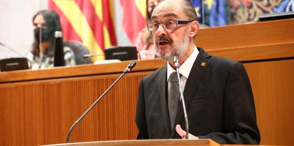 El Presidente de Aragón ofrece quince nuevos pactos para ampliar y actualizar la Estrategia Aragonesa de Recuperación y construir el Aragón del futuro