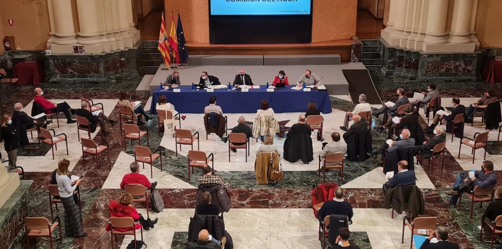 El Pleno de la Comisión del Agua de Aragón aprueba la constitución de la Mesa de Diálogo del Agua y define su ámbito de trabajo