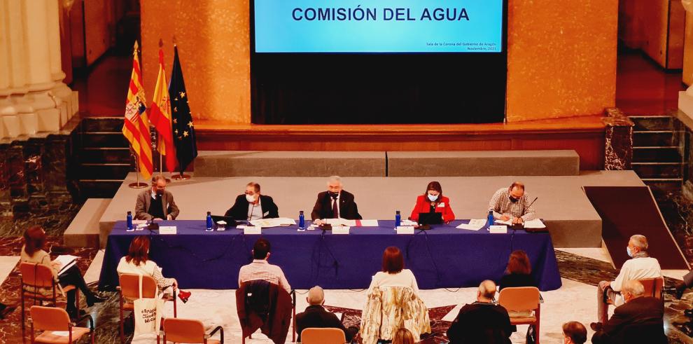 El Pleno de la Comisión del Agua de Aragón aprueba la constitución de la Mesa de Diálogo del Agua y define su ámbito de trabajo