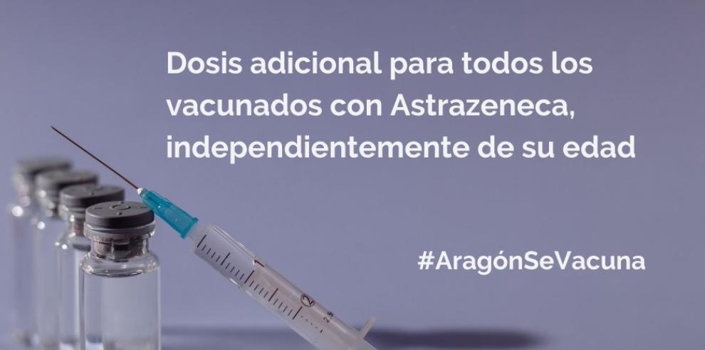 Abiertas las agendas de la dosis adicional frente al covid para todos los vacunados con Astrazeneca 