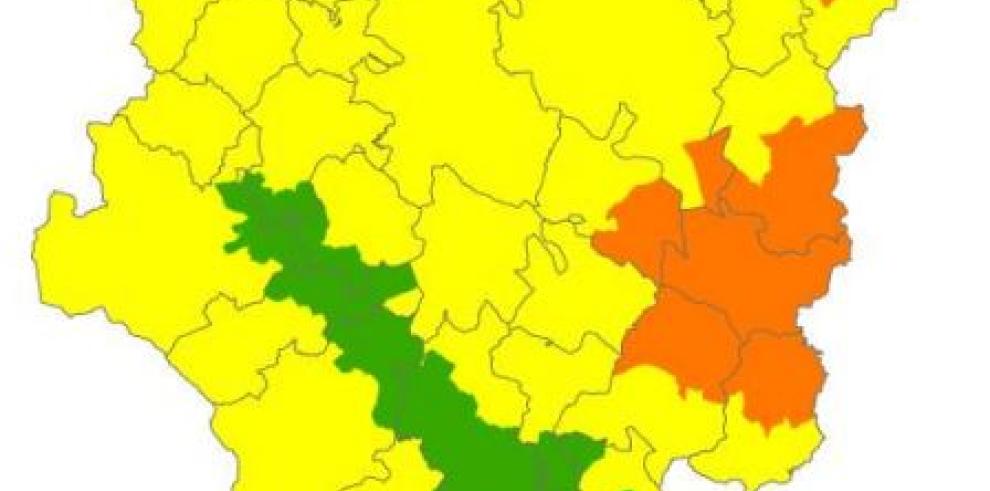 Alerta roja de peligro de incendios forestales en Pirineo Oriental y Prepirineo Central