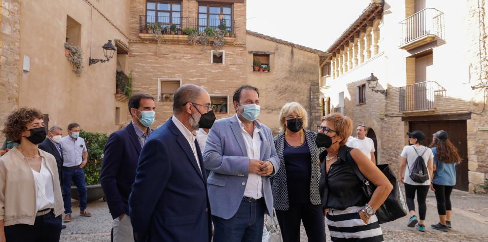 Lambán señala el patrimonio y la naturaleza como “factores de riqueza favorables” para Aragón 