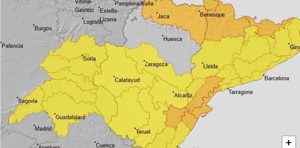 Aviso amarillo por tormentas para el 31 de julio