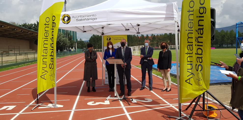 El Gobierno de Aragón supera el millón de euros de inversión en las instalaciones deportivas de Sabiñánigo